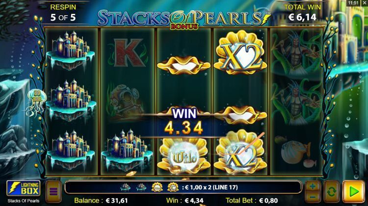 Stacks of pearls slot review lightning box gratis spins