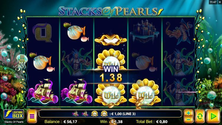 Stacks of Pearls slot win