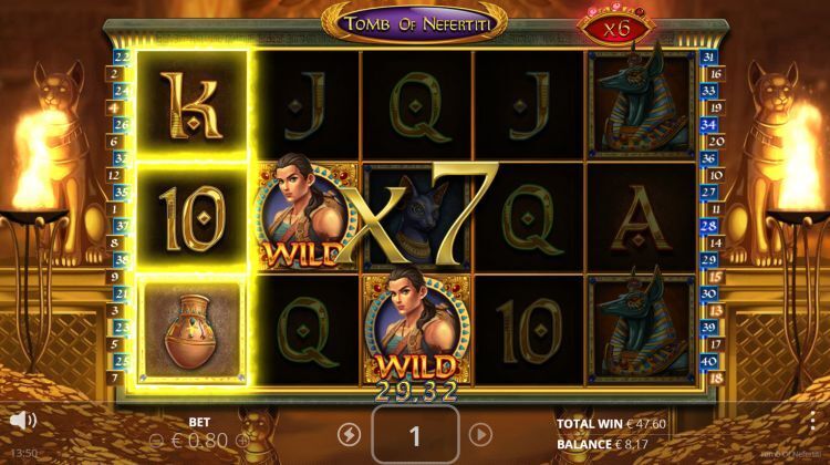 Tomb of Nefertiti gokkast gameplay