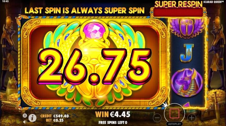 The Tomb of The Scarab Queen slot Free Spins