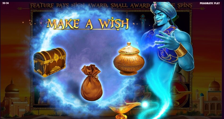 3 Genie Wishes online gokkast