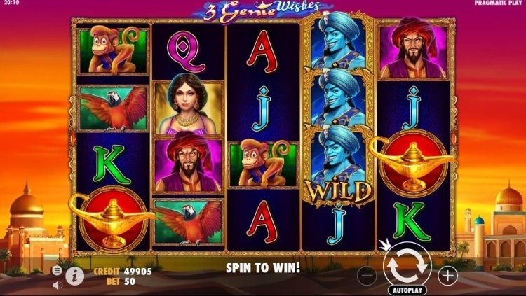 3 Genie Wishes online slot review