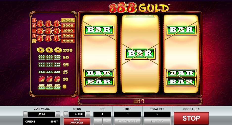 888 Gold online
