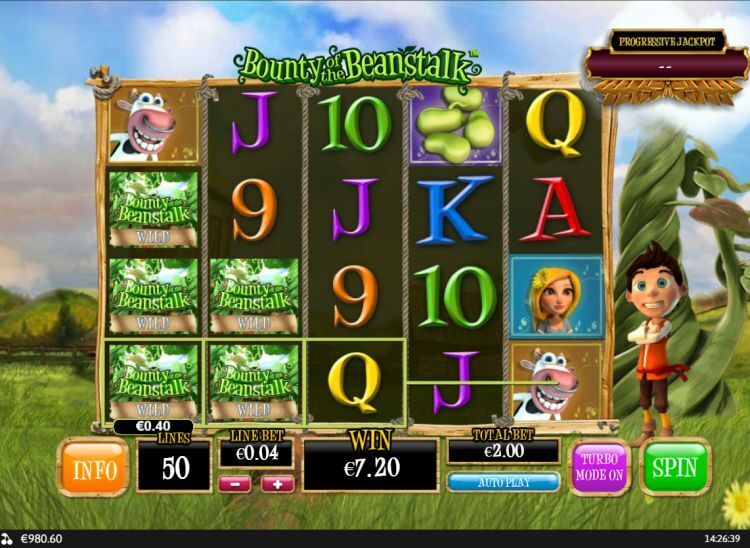 Bounty of the Beanstalk slot review playtech win