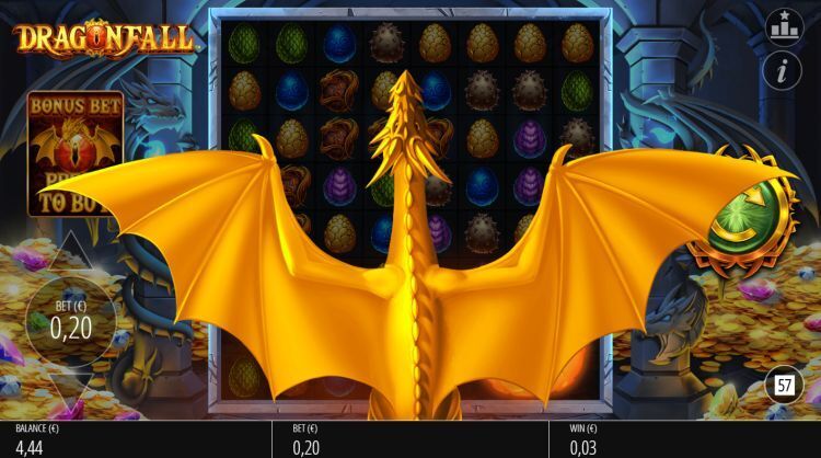 Dragonfall online slot bonus feature
