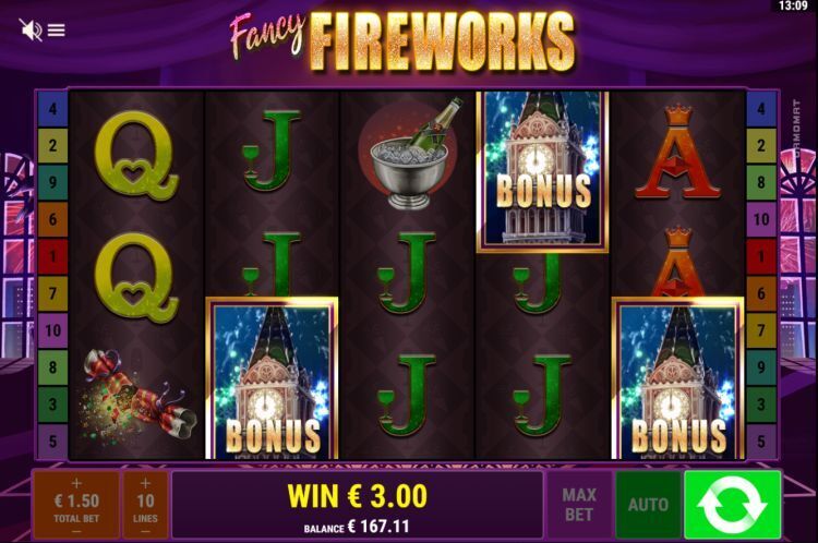 Fancy Fireworks slot review gamomat bonus trigger