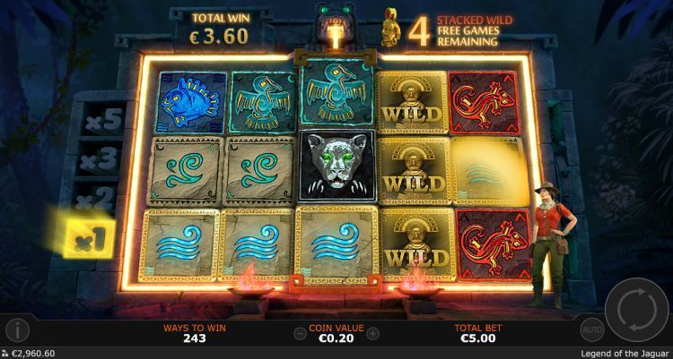 Legend of the jaguar playtech slot free spin