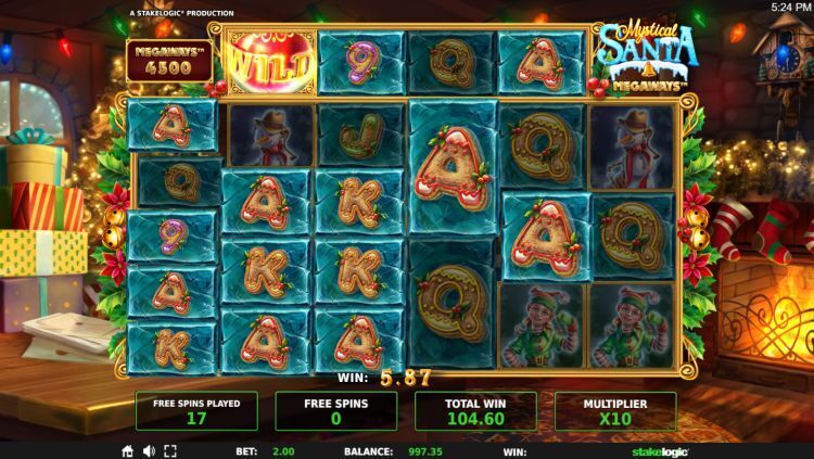 Mystical Santa Megaways slot review free spins win 2