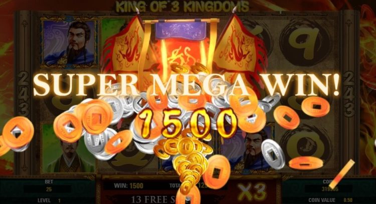 King of 3 Kingdoms online gokkast super mega win