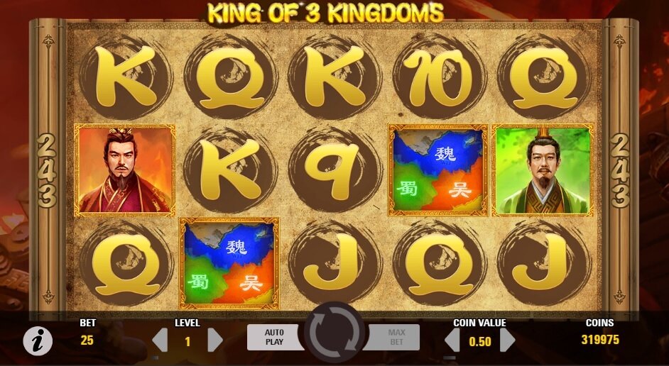 NetEnt - King of 3 Kingdoms slot
