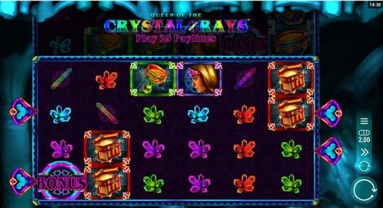 Queen of the Crystal Rays slot review