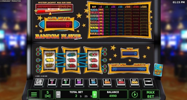 Random Player Arcade Stakelogic gokkast
