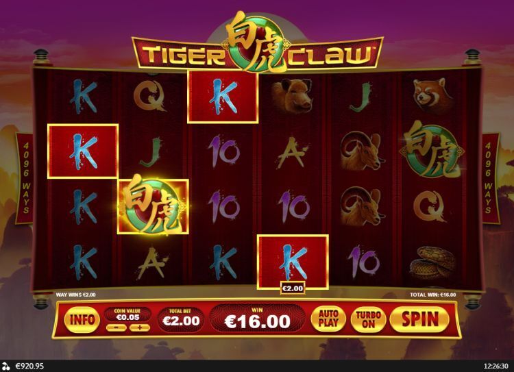 Tiger Claw slot Playtech review