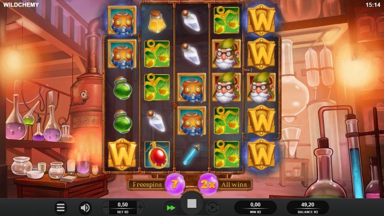 Wildchemy slot review relax gaming