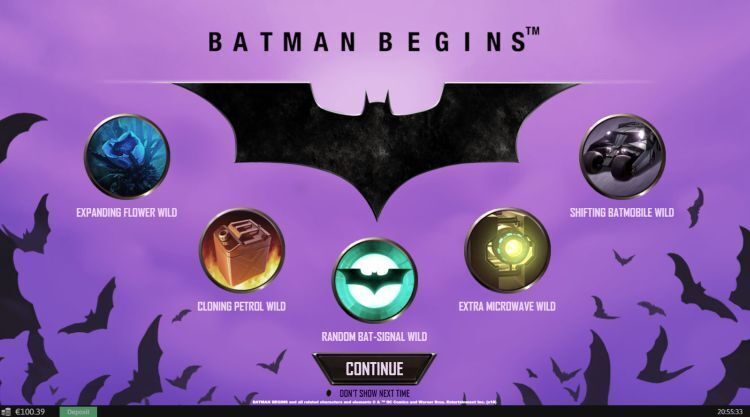 batman-begins-playtech slot review