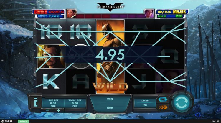 Batman Begins Playtech slot review
