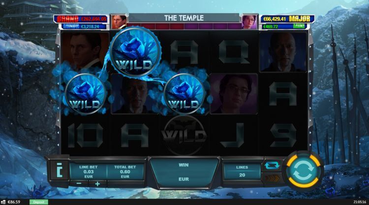 Batman Begins slot Wild feature