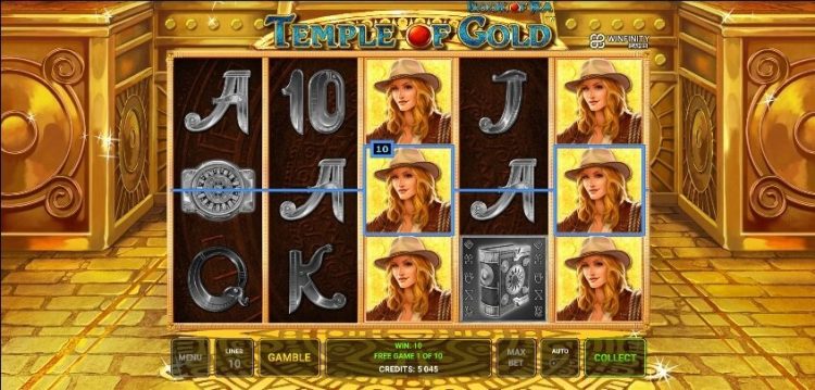 Book of Ra Temple of Gold online slot Novomatic
