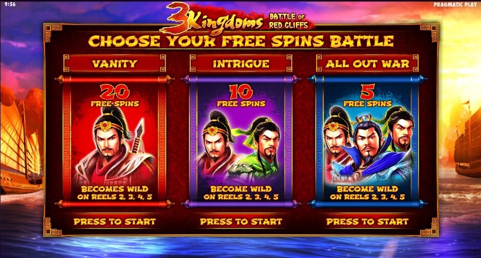 3 kingdoms online slot
