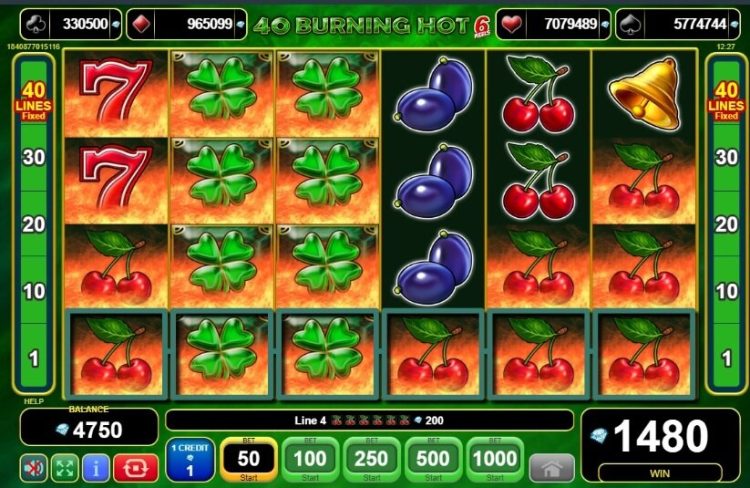 40 Burning Hot 6 Reels gokkast review