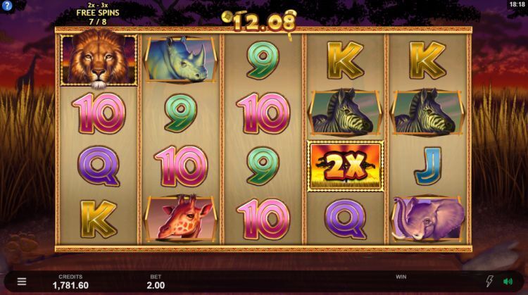 African Quest slot gameplay bonus win