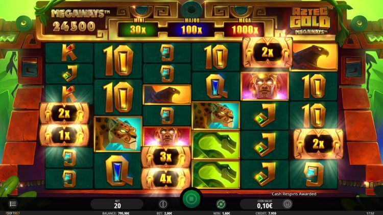 Aztec Gold Megaways slot bonus trigger