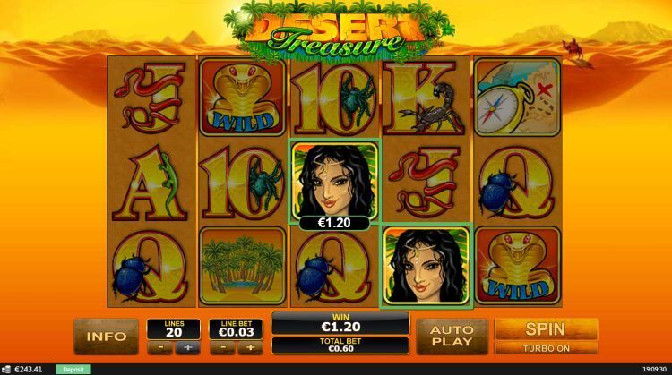 Desert Treasure slot review 