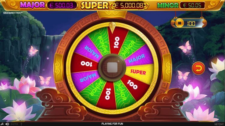 Gold Money Frog Netent slot bonus win