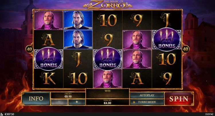 Mask of Zorro slot review free spins trigger