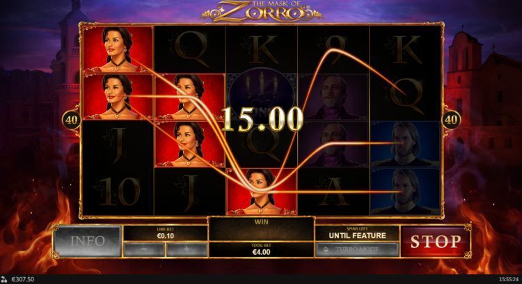 Mask of Zorro slot review playtech