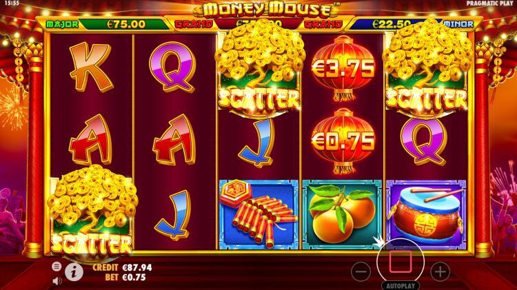 Money Mouse slot bonus trigger