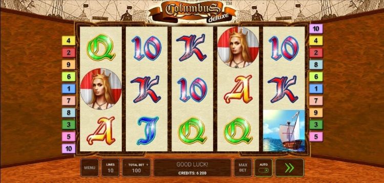 Columbus Deluxe Novomatic online slot