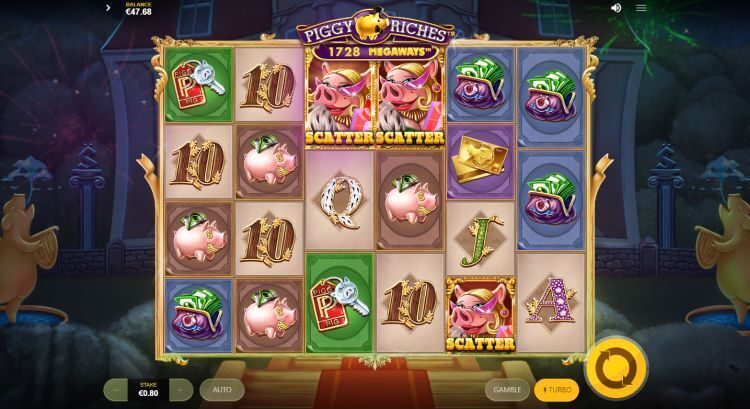 Piggy Riches Megaways online gokkast bonus trigger