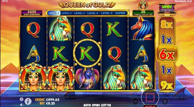 Queen of Gold - gameplay