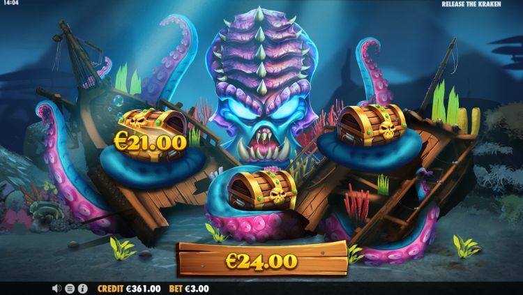 Release The Kraken slot bonus win
