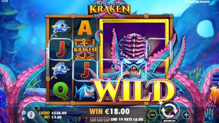 Release the kraken slot review win
