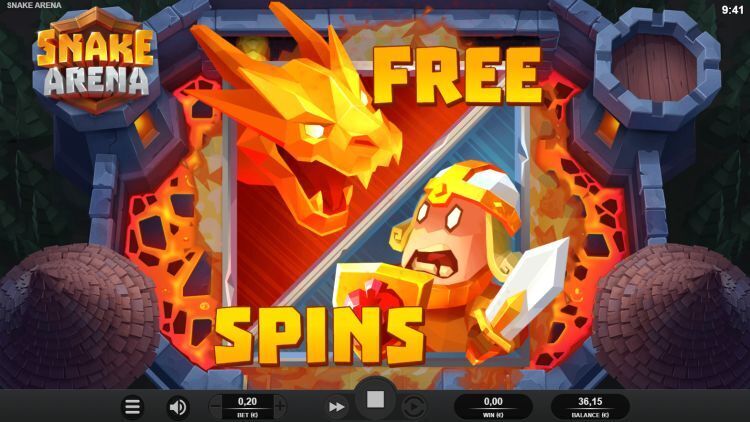 Snake Arena online slot Free Spins bonus