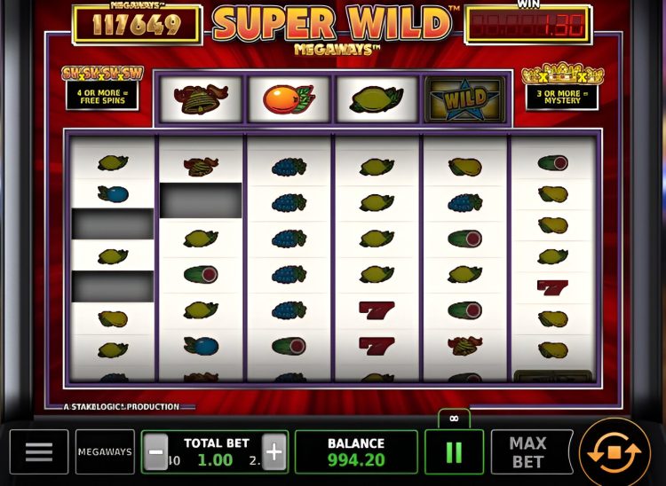 Super Wild Megaways fruitautomaat