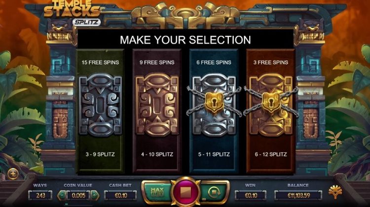 Temple Stacks gokkast Free Spins bonus