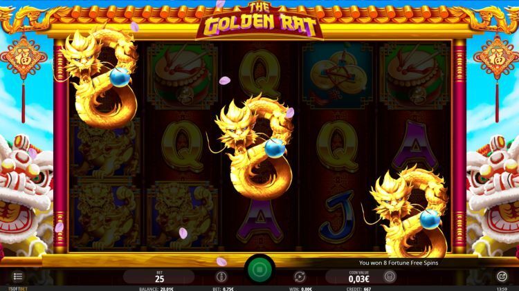 The Golden Rat slot isoftbet bonus