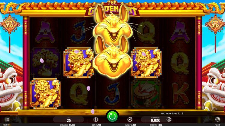 The Golden Rat slot isoftbet review big win