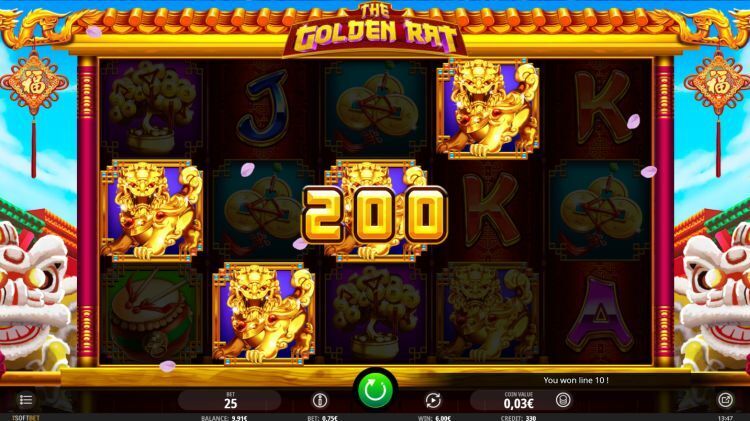 The Golden Rat slot isoftbet review win