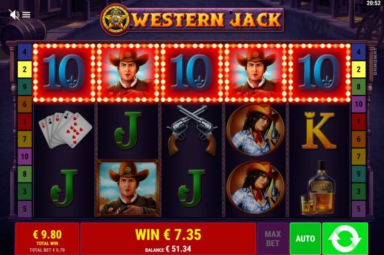 Western Jack Gamomat gratis spins