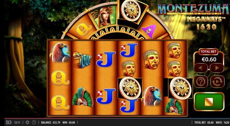 Montezuma Megaways slot bonus trigger