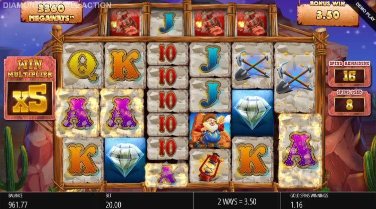 Diamond Mine All Action Megaways slot review