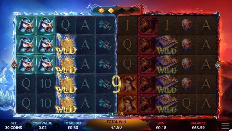 Ice and Fire Slot review win