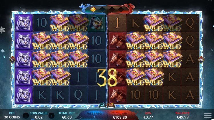 Ice and Fire online gokkast Free Spins