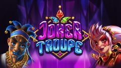 Joker troupe slot push gaming logo