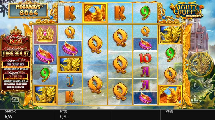 Mighty Griffin Megaways slot bonus trigger