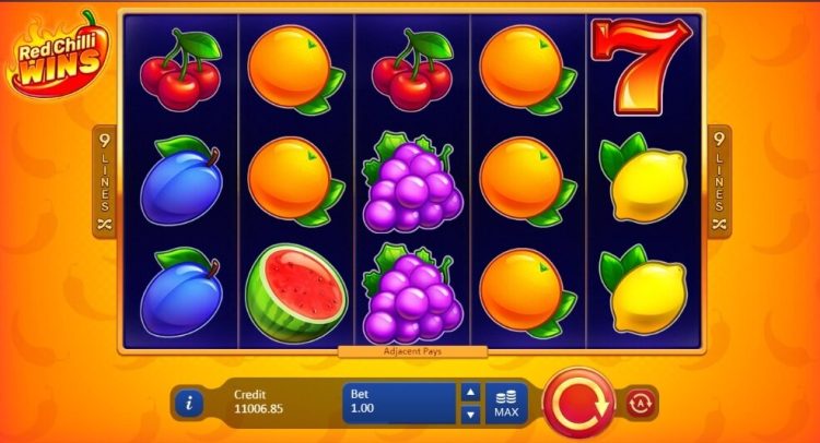 Red Chilli Wins online slot Playson